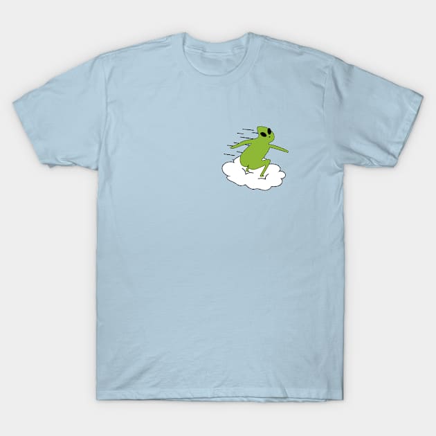 ALIEN SURFING IN A CLOUD T-Shirt by Pinches Dibujos Feos